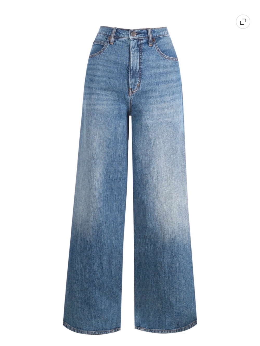 Jessica Simpson High-Rise Wide-Leg Jeans - Light Blue Wash - Picture 5 of 7